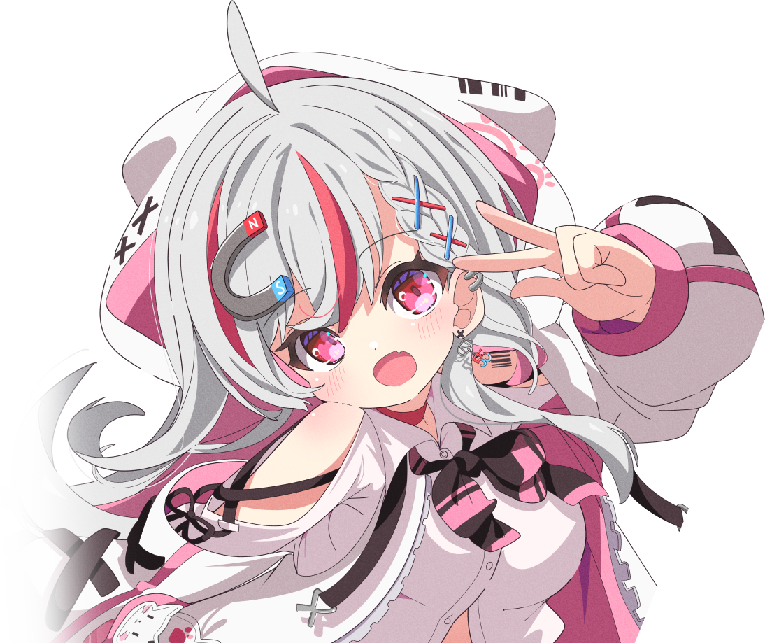 ピースする天ノ咲ねん